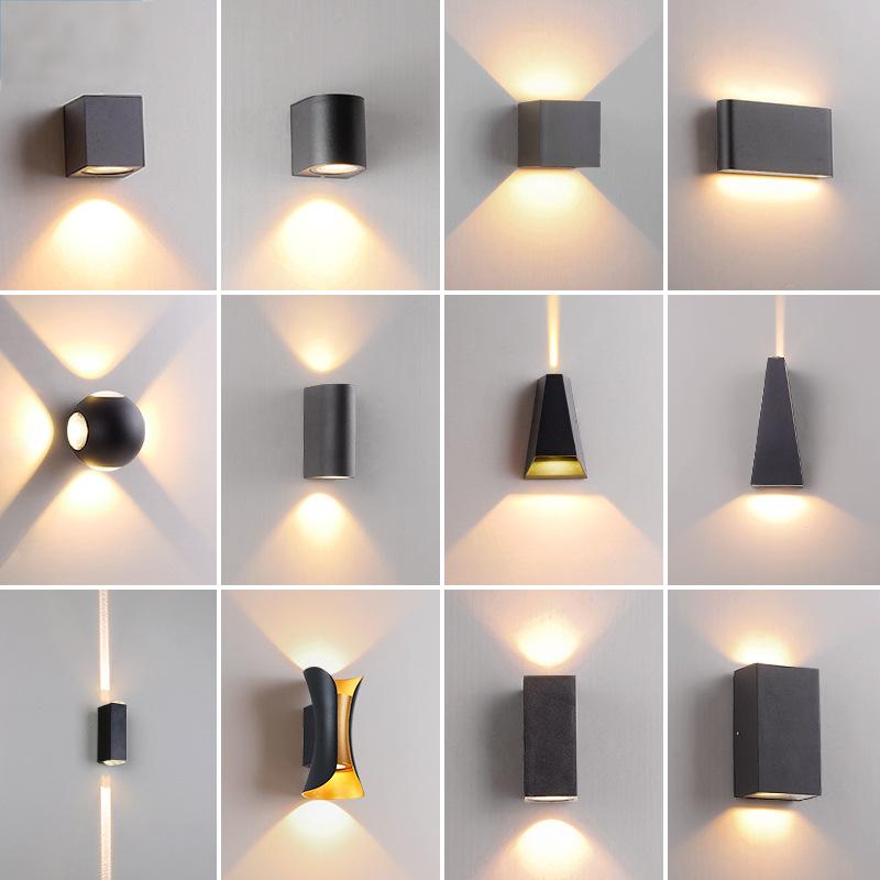 Outdoor waterproof led wall lamps, creative passageways, staircases, corridors, living rooms, bedside wall lamps, bedrooms-RX