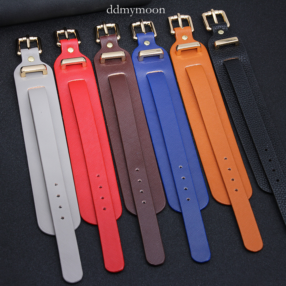 Fashion Women's PU Wide Bracelet Multi-color Adjustable Elegant Personality Simple Leather Wristband Jewelry ddmymoon