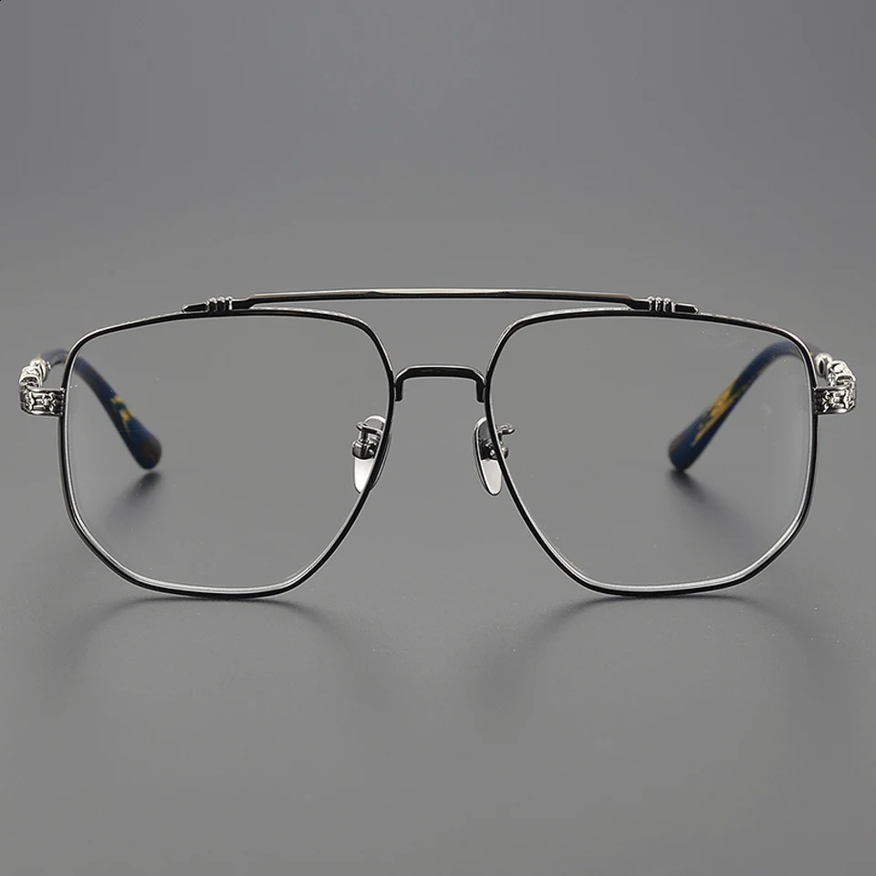 2025 Optical Fashion Pilot Men and Women Driving Prescription Glasses High Quality Polygonal Large Frame 250912