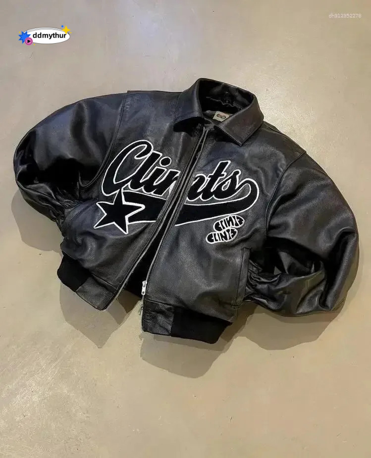 Men's Jackets Streetwear Vintage Leopard Camouflage Jacket Y2K Coats Men Women Hip Hop Letter Patchwork Embroidery Oversized Clothes ddmythur