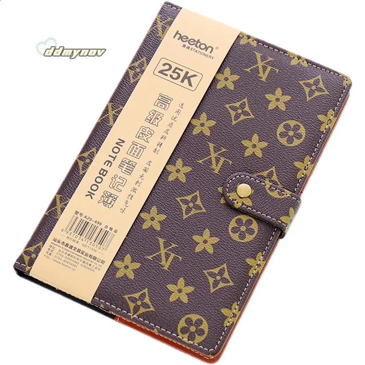 wholesale Diary Book A5 Fashion B5 Notebook Hard Surface Copy 25K Notepad Small Portable A6 Office With Buckle Business 250818 ddmynov