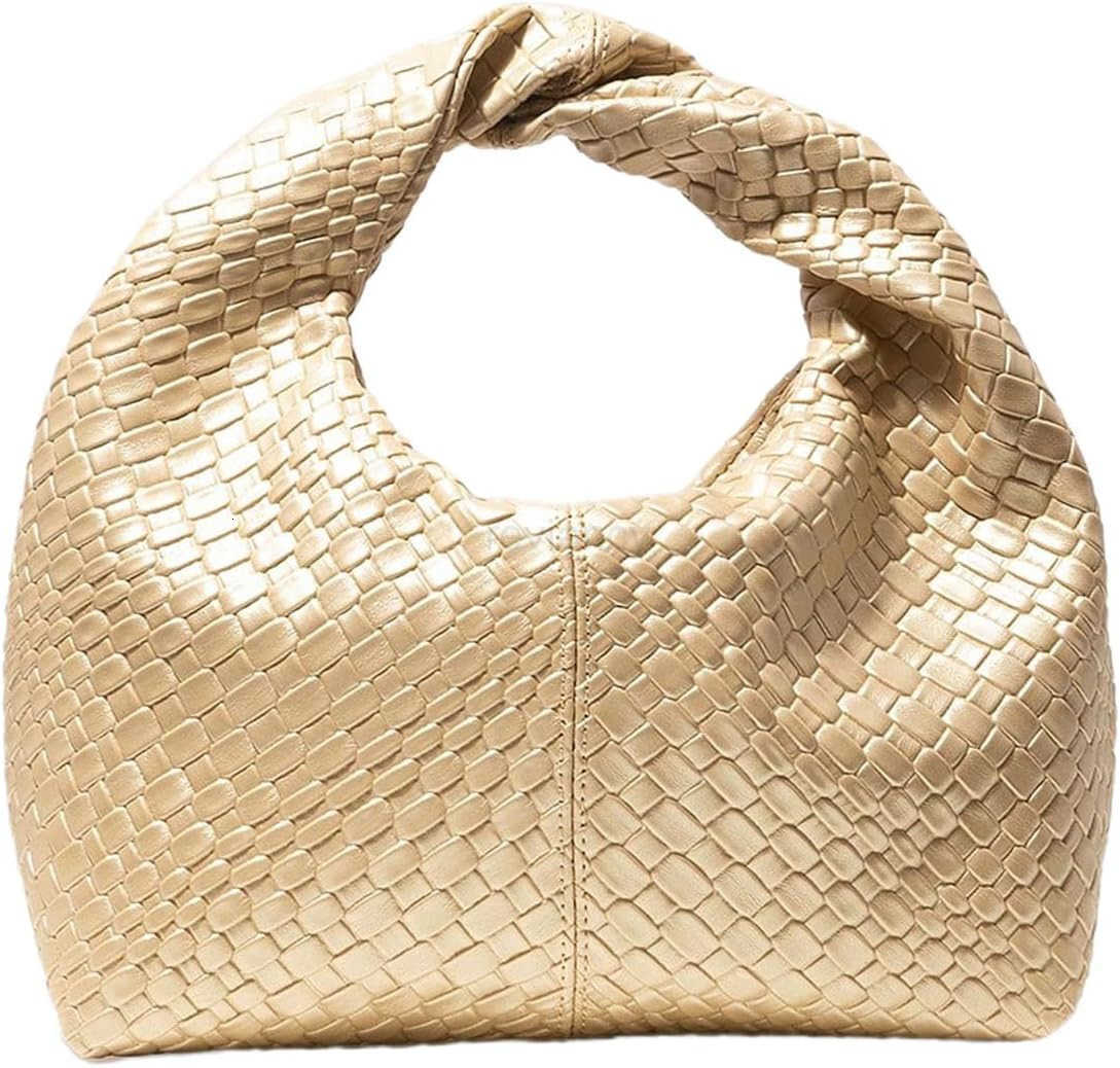 Womens Ruched Hobo Mini Handbag Clutch Purse Dumpling Pouch BagW250912