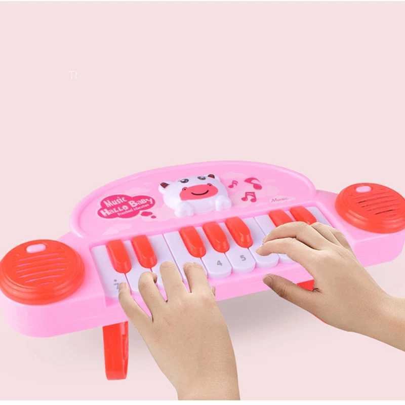 Kids Children Piano Toys Mini Electronic Piano Keyboard Musical Instrument Toy With 10 Preloaded Demo Songs For Kid Gifts C250913