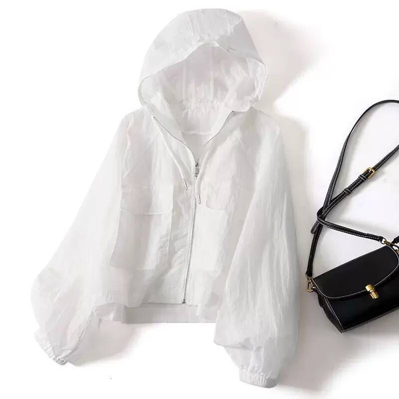 Simplicity Thin Sunscreen Clothing Anti UV Loose Summer Long Sleeved Jacket Waterproof Quick Dry Women's Coat Outdoor Sports dongdumaoyi