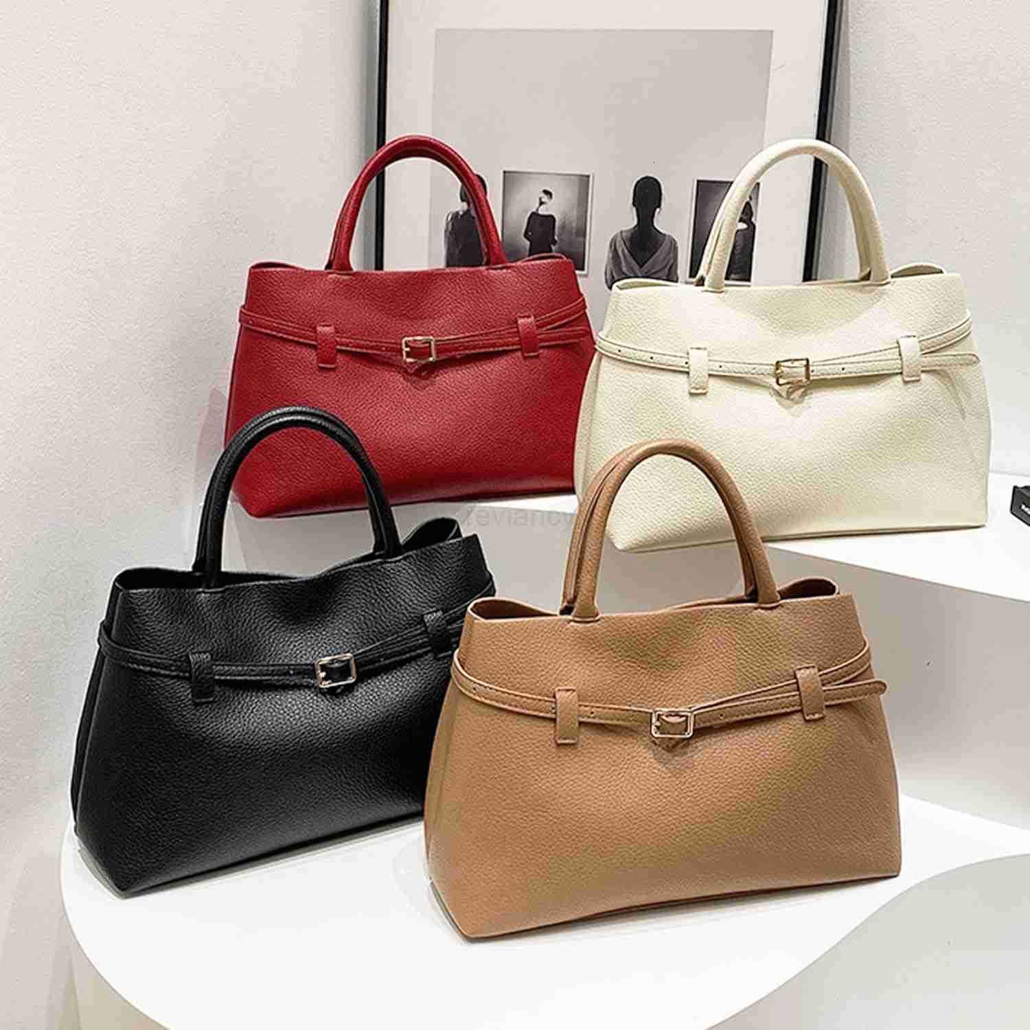 Fashion Handbags for Women Trendy Tote Bags Handbag with TopHandle Black Large Capacity Work Travel BagsW250913