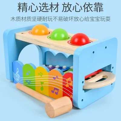 Babies and childrens xylophone player playing piano 8 months old childrens puzzle playing ball music toys 123 years old C250913