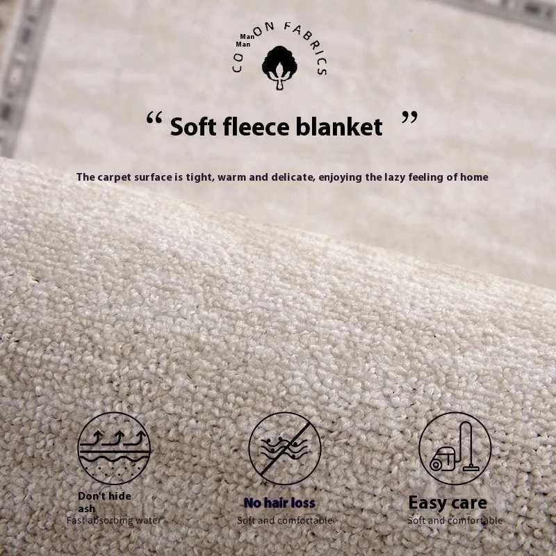 VIKAMA Round Rugs Premium Feeling Light Luxury Bedroom Living Room Dresser Cloakroom Chair Mats Vintage Floor Mats Home Decor C250913