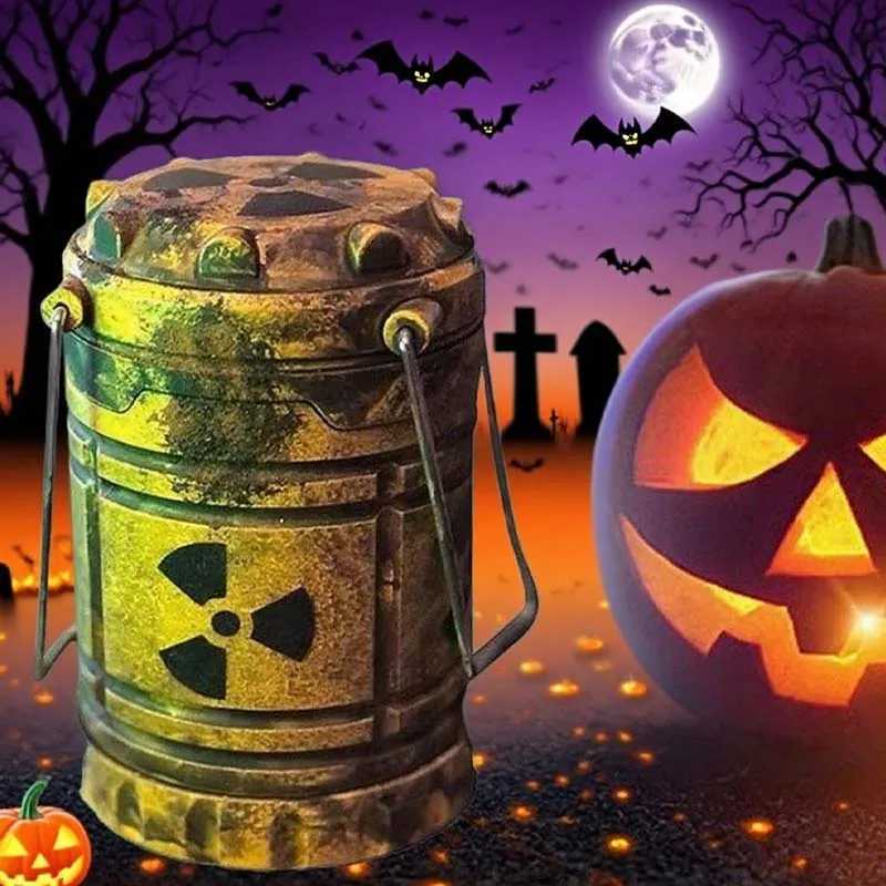Decorative LED Mini Nuclear Reactor Lantern Apocalypse Style Couple Prank Night Light Halloween Gift Home Decor Novelty Lamp C250913