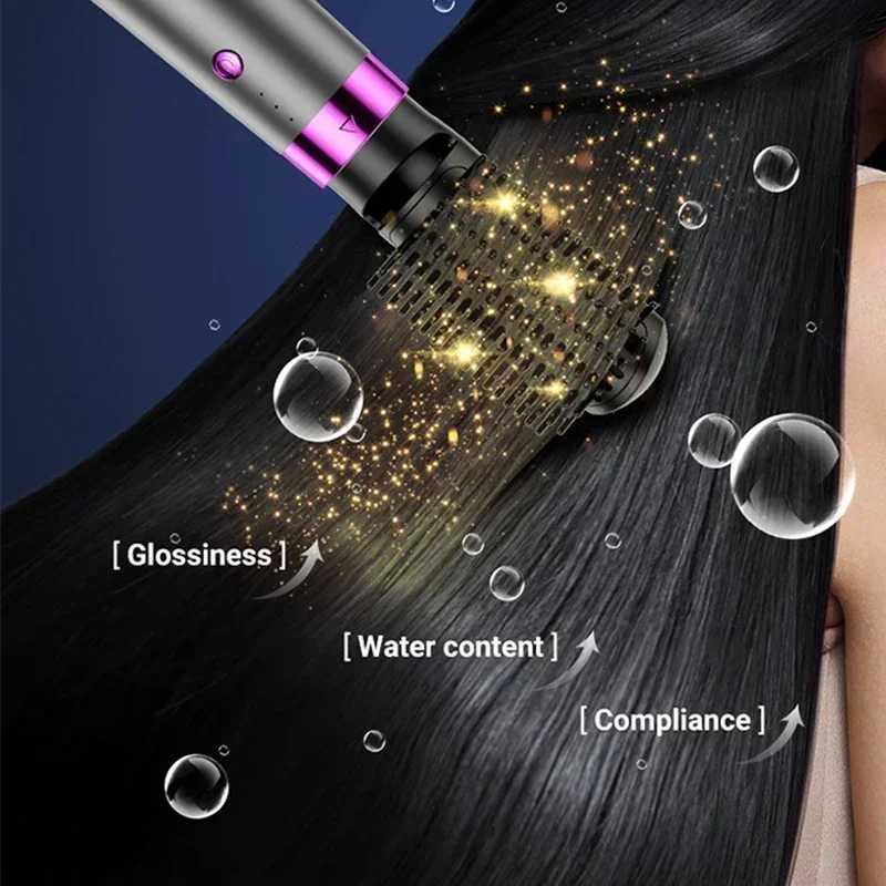 5 In 1 Electric Hair Dryer Hot Air Brush Multifunctional Hair Straightener Negative Ion Curler Blow Dryer Styling Set F250913