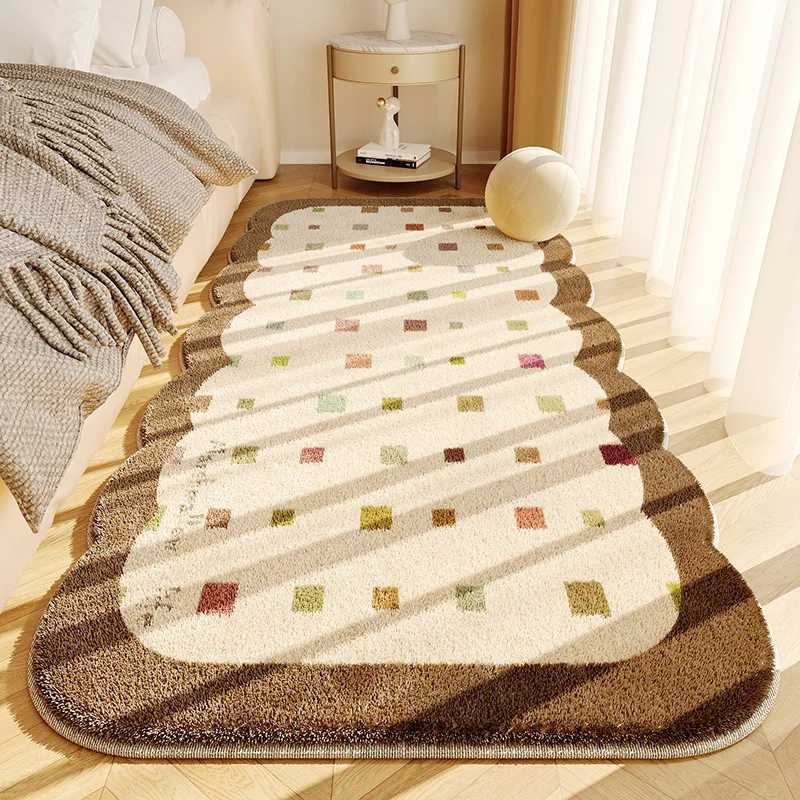 Girl imitates cashmere living room carpet alien princess bedroom bedside carpet dressing room bay window floor mat C250913