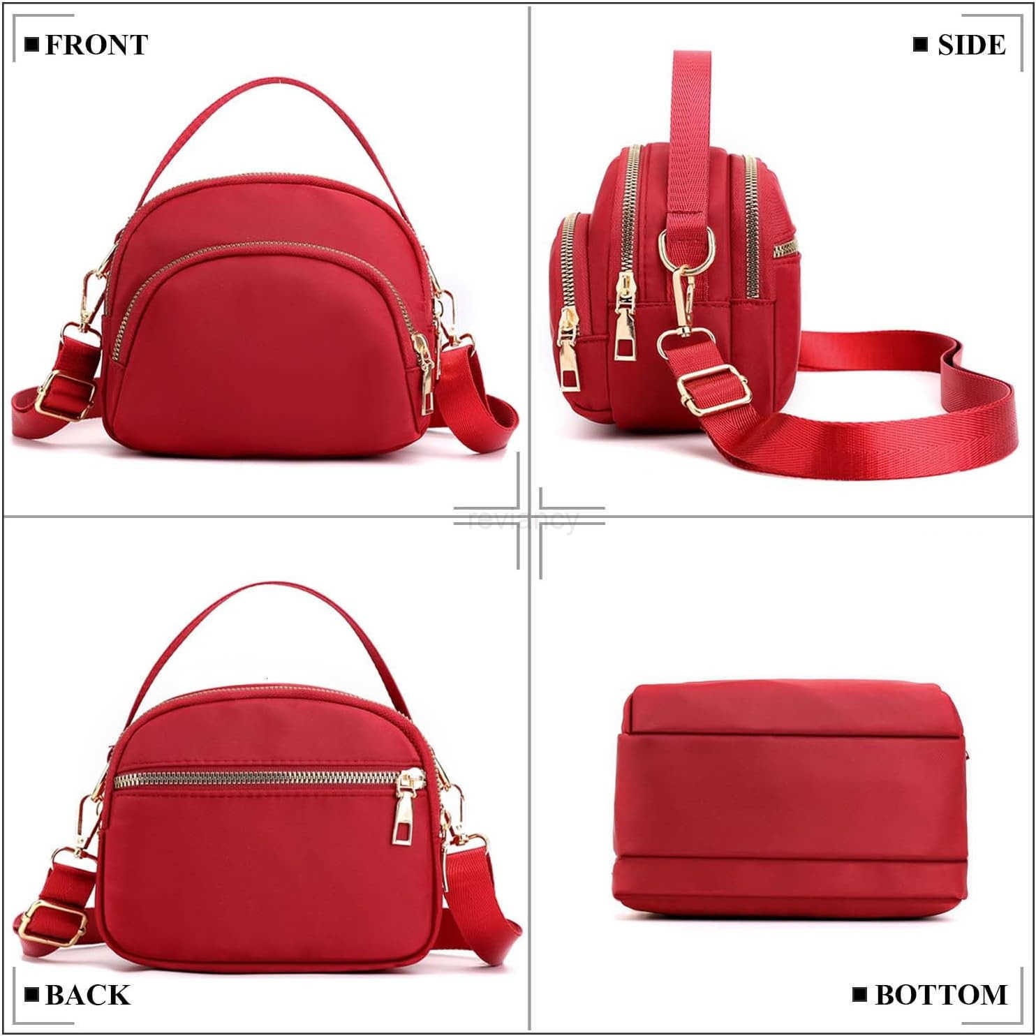 Small Crossbody Purse for Women Nylon Crossbody Wallet Phone Bag Shoulder Strap Wallet Pouch Mini Cell Phone PurseW250913