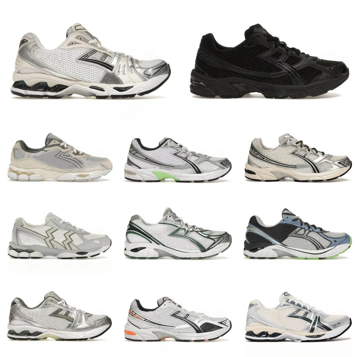 Designer 1130 2160 NYC Sports Shoes Trainers K14 Thick-soled Outdoor Shoes Black Green Pure Sier Silver Glacier Solar Power White Mens Women GT Fashion Brand Sneakers