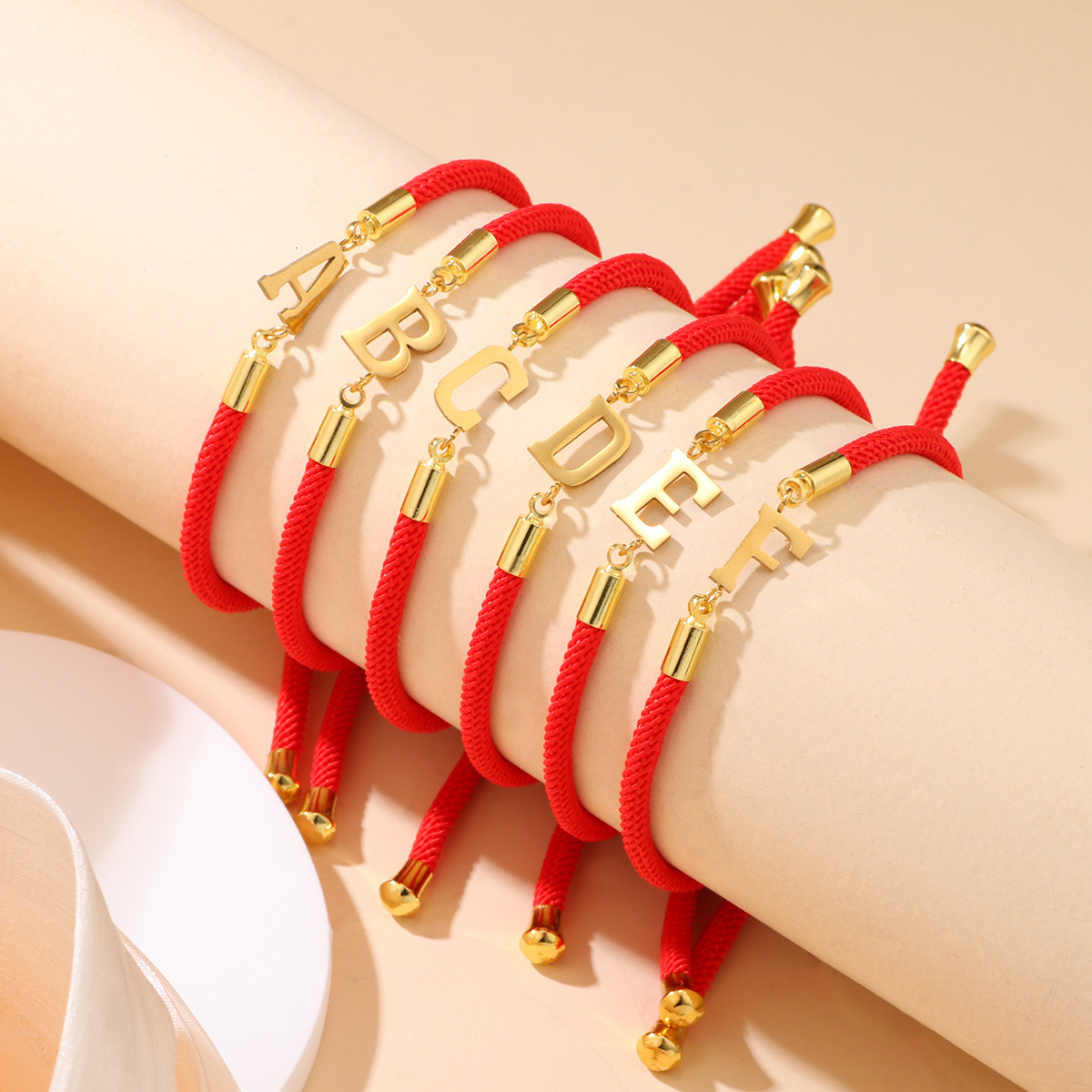 New Braided Colorful Bracelet with Rhinestones 26 Letter Fashion Trendy Jewelry ddmymoon