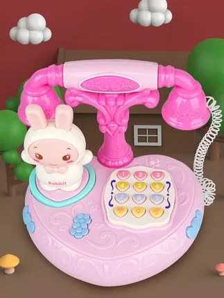 Baby and childrens toy simulation telephone landline boy music intelligence early education 01 years old 6 to 12 C250913