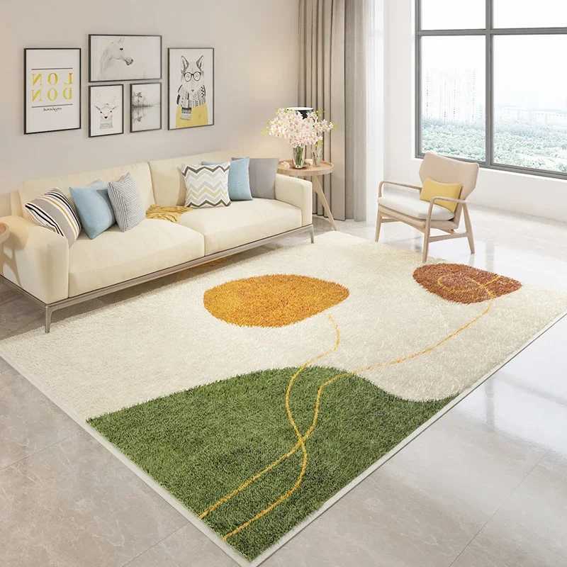 Modern Style Rugs for Bedroom Large Size Living Room Decoration Plush Carpet Home Fluffy Soft Rug Thick Washable Study Floor Mat C250913