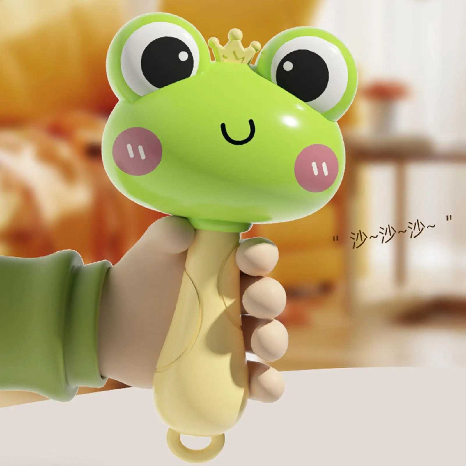 new Enlightenment Cute Frog Duck Maracas For MusicCreative Baby Musical Instrument Rattle Shaker Toys For Kids Birthday Gifts C250913