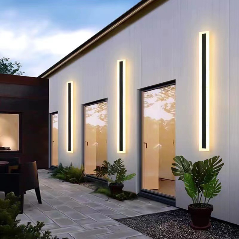 Rustic Aesthetic Long Strips LED Light Panels Durable Weather Resistant Indoor/Outdoor Use-HN