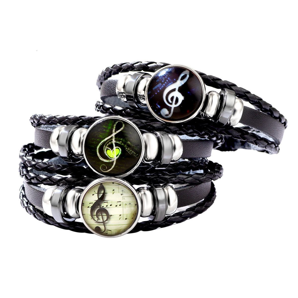 New Musical Note Luminous Bracelet for Men and Women, Korean Style Trendy Personality Jewelry, Birthday Gift, Fashionable ddmymoon