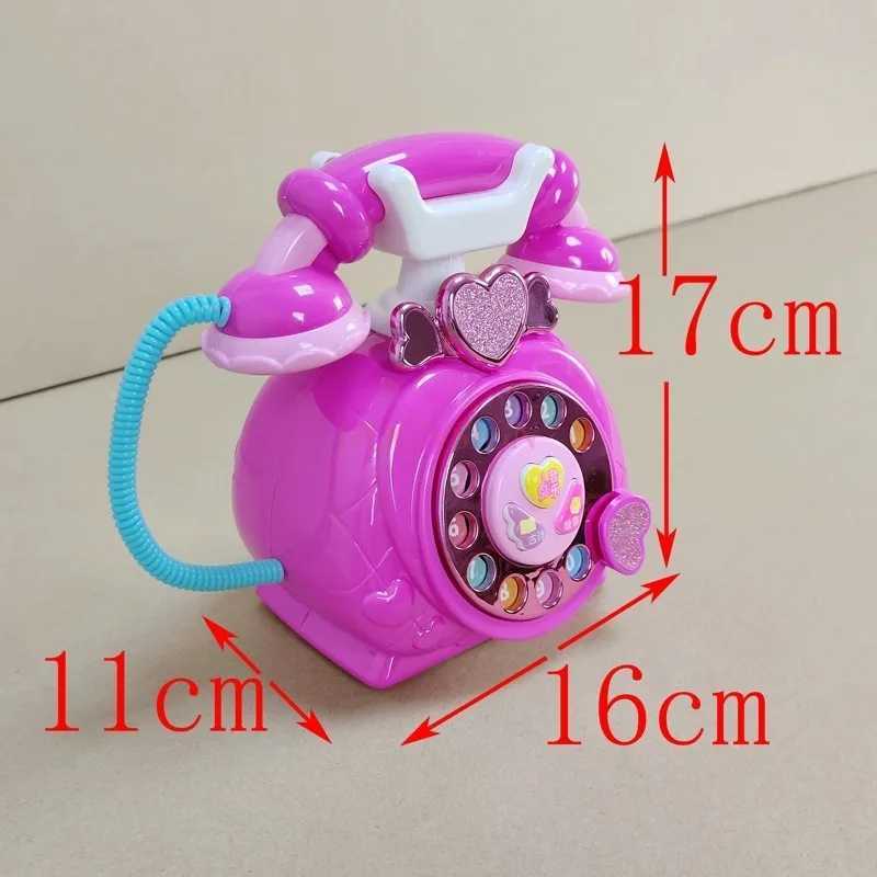 old childrens phone Toys Princess Phone Emulation landline Early Education Puzzle Girl Baby Phone 23 Years Old Y250913