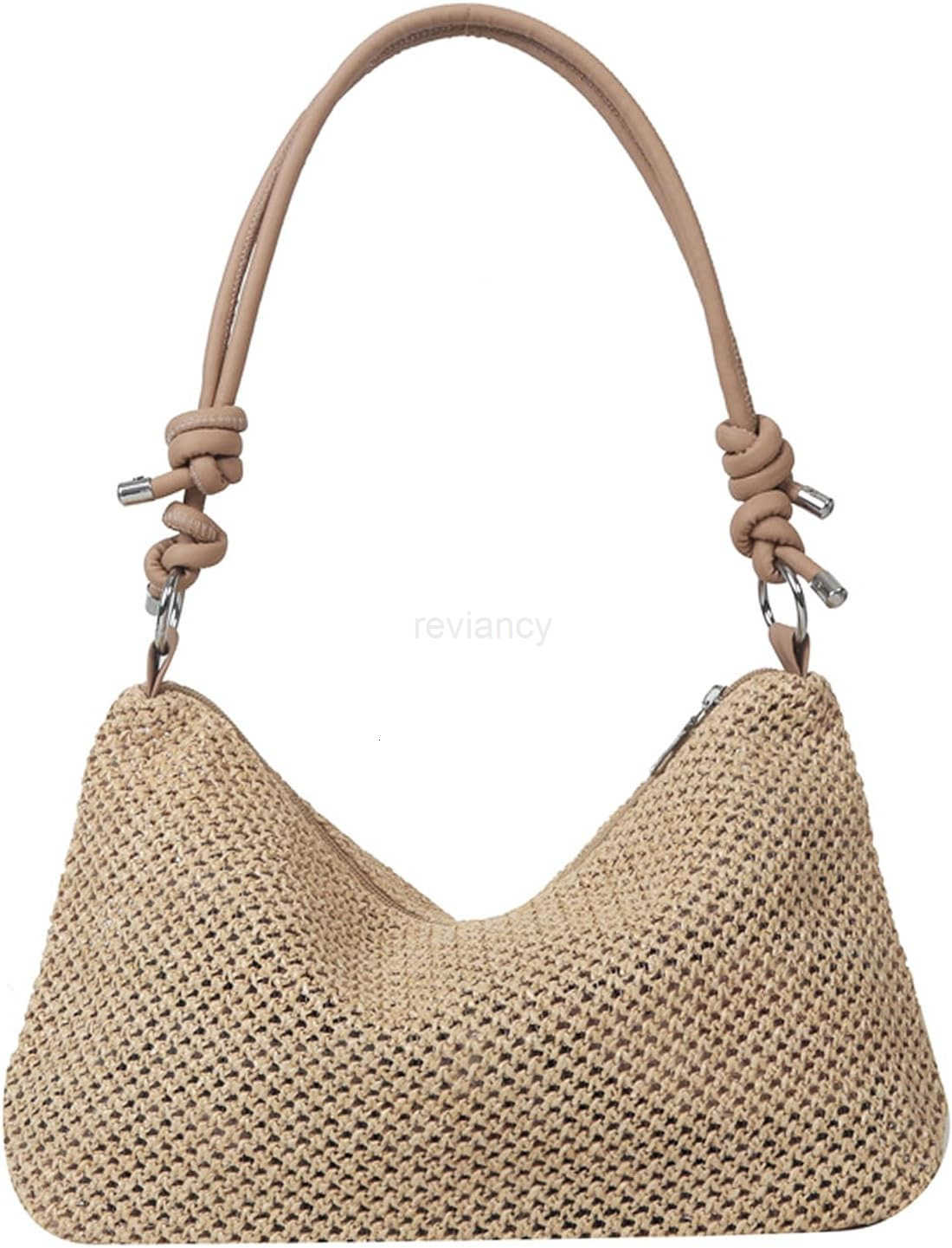 Casual Beach Tote Bag Straw Beach Bag Fashion Shoulder Bag Crossbody Bag For Beach Picnic VacationW250913