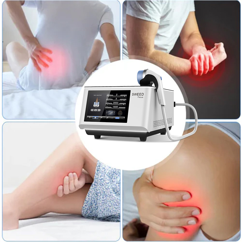 Multifunction SWEED Focused Shockwave Physiotherapy Machine for Pain Relief, Sports Injury and Body Rehabilitation