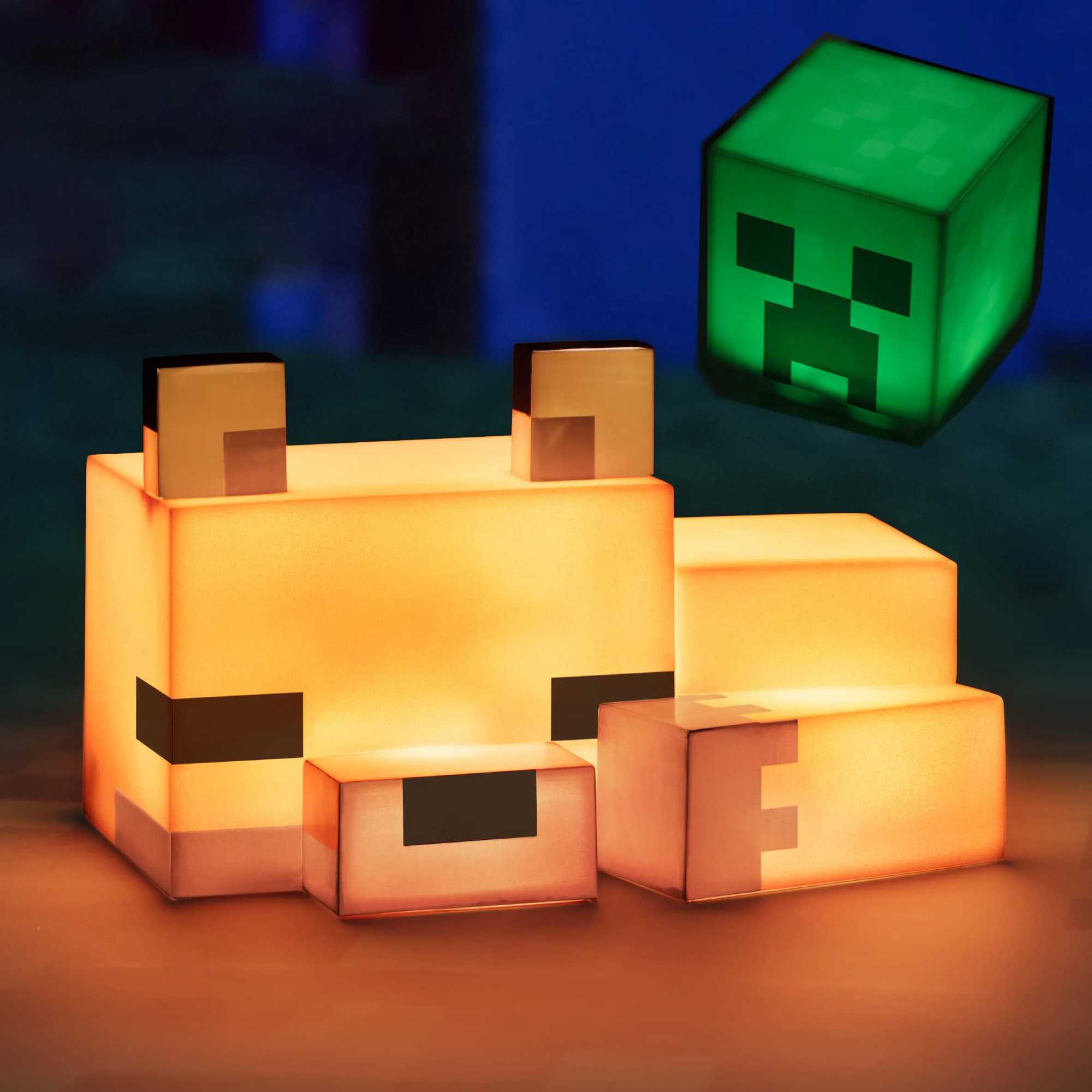 My World Cute Fox Night Light Soft Orange GlowDecor and Desk Lamp for Gaming Room or Kids and Tween Bedroom C251122