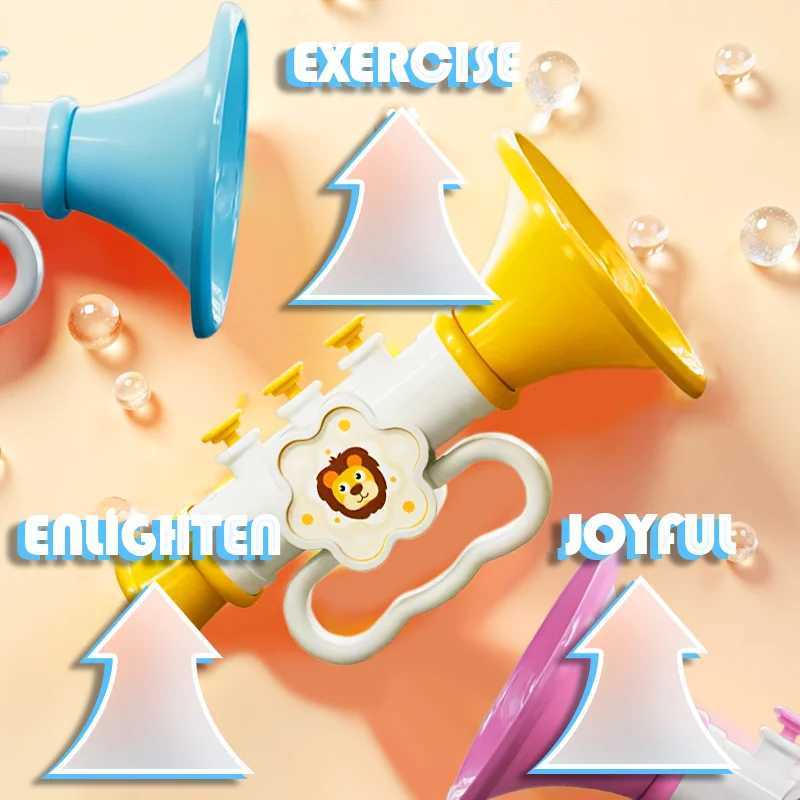 Joyful trumpet three colors randomly selected add new fun to childrens childhood can be used as a Christmas gift C250913