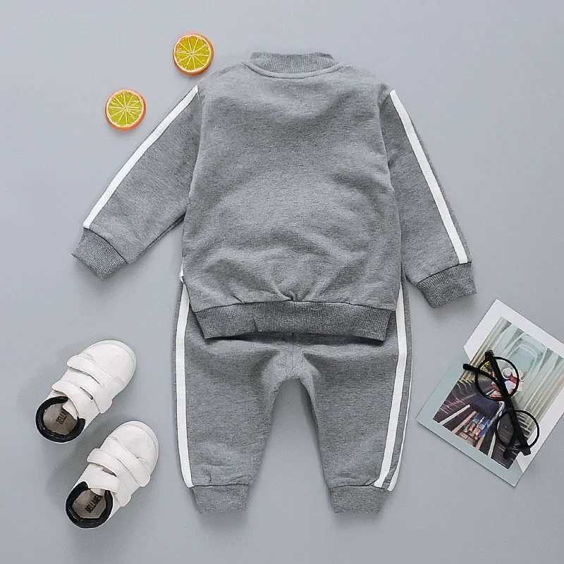 New Spring Autumn Baby Girls Clothes Children Boys Casual Jacket Pants 2PcsSets Toddler Cotton Costume Infant Kids Tracksuits C250913