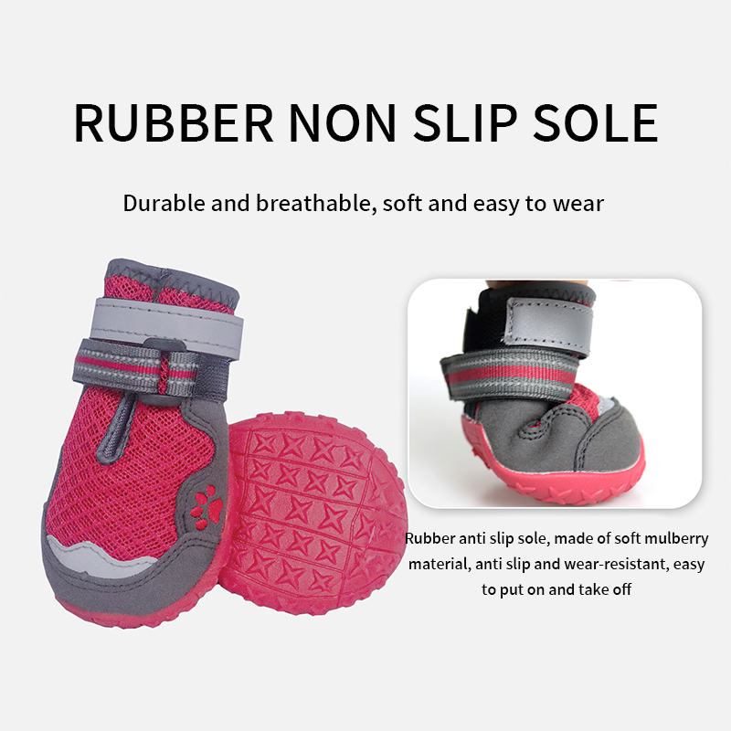 Dog Shoes Large Medium and Small Dog Teddy Pet Shoes border collie Splash proof Breathable Big Dog Anti drop Shoes