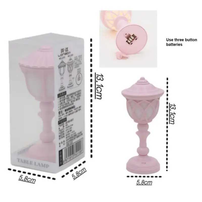 LED Night Light Mini Retro Nightlight Decorative Table Lamp Warm Light Atmosphere Lamp Kids Room Bedside Bedroom Decor C250913