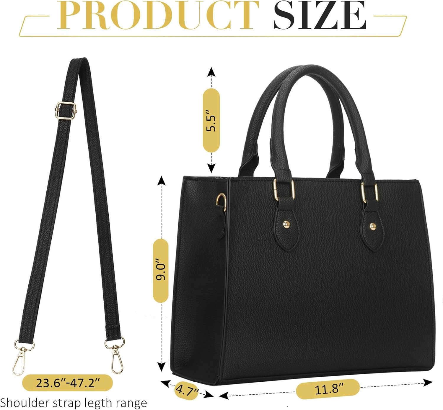 Top Handle Bags with Zipper Vegan Leather Crossbody Bags Casual Tote Handbags for WomenW250913