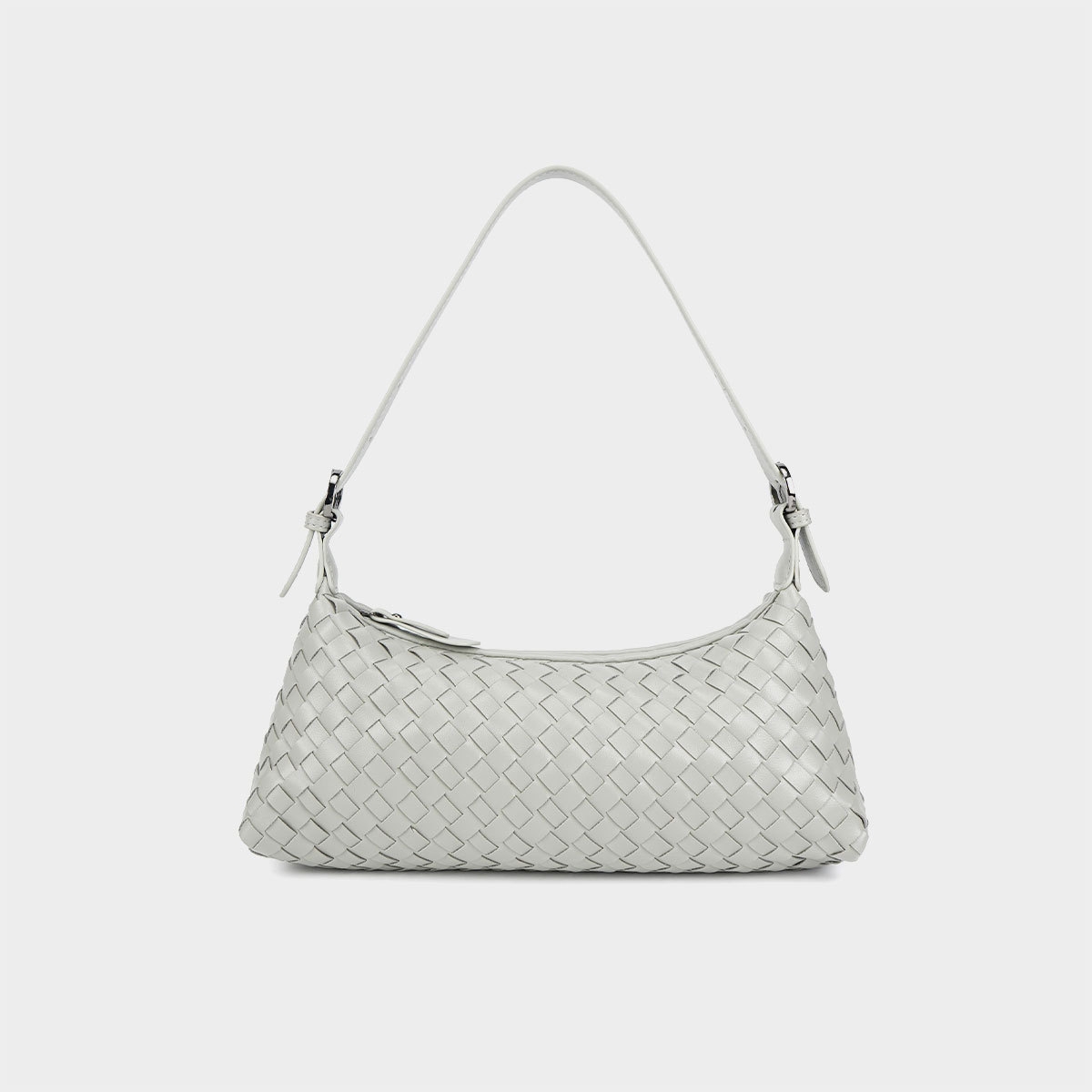 HERMIN 2025 new woven bag with high-end feel, women's armpit baguette bag, shoulder bag, women's handbag, crossbody bag