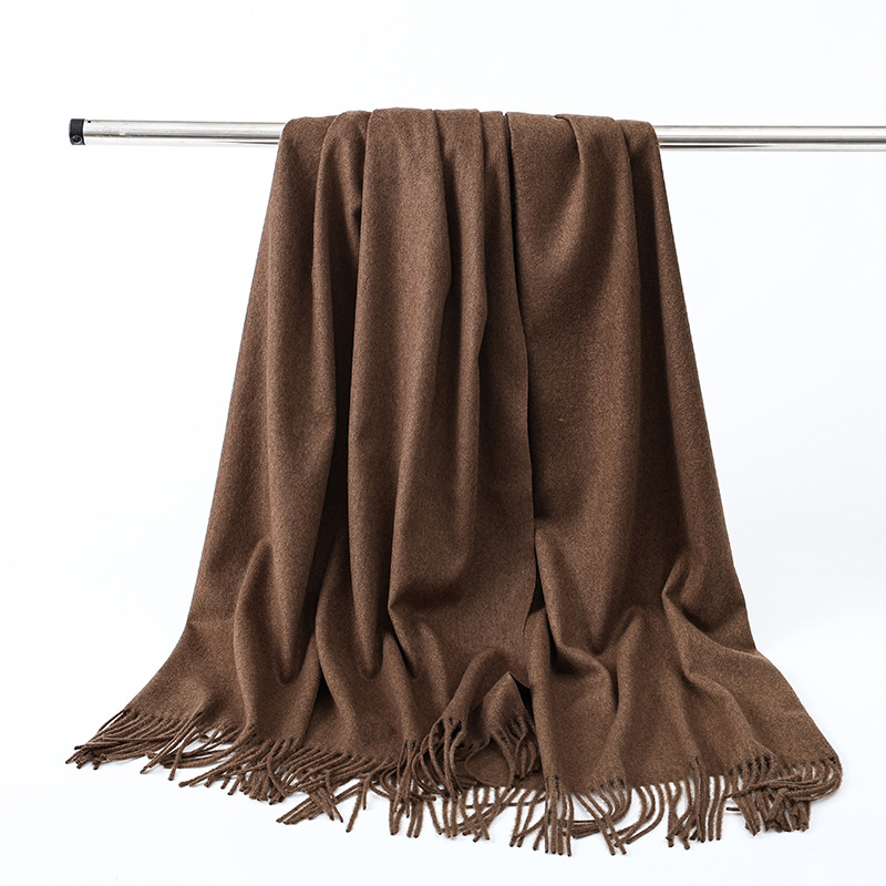 K1899 Solid Color Wool Scarf Women - Versatile Winter Wrap, Soft Blend Shawl Wholesale