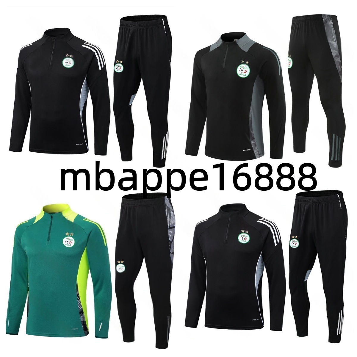 2526 Algeria tracksuit MAHREZ soccer Jerseys men kids Algerie BOUNEDJAH Survetement maillot de foot FEGHOUL sportswear football training suit 666