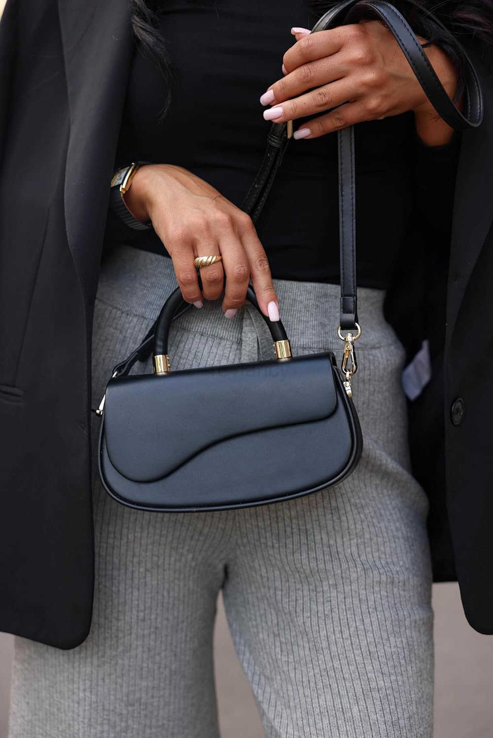 Chiva Small Elegant Top Handle Purses for Women Mini Handbags Cute Crossbody PurseW250913