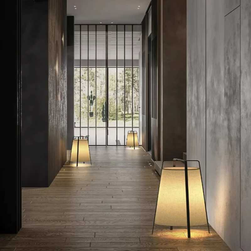 Japanese Sty Fabric Floor Lamp Wabi Sabi Zen Art Decor Lamp For Living Room Bedroom Hotel Lobby Room Decor Tea Room Lamp W250913