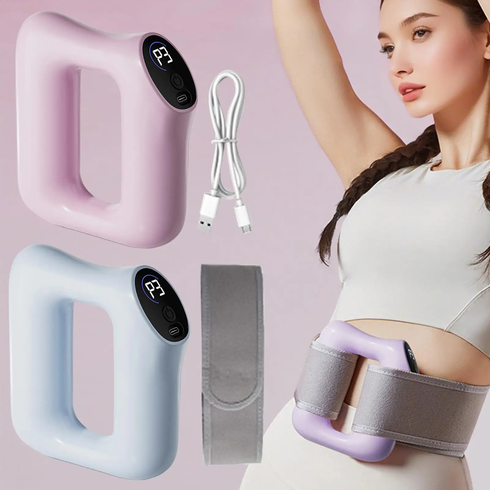 Multifunctional FullBody Fascia Ring Exercise Vibration Fitness Massager Fat Burning Shaping Fat Slinger Deep Tissue Massage 250912