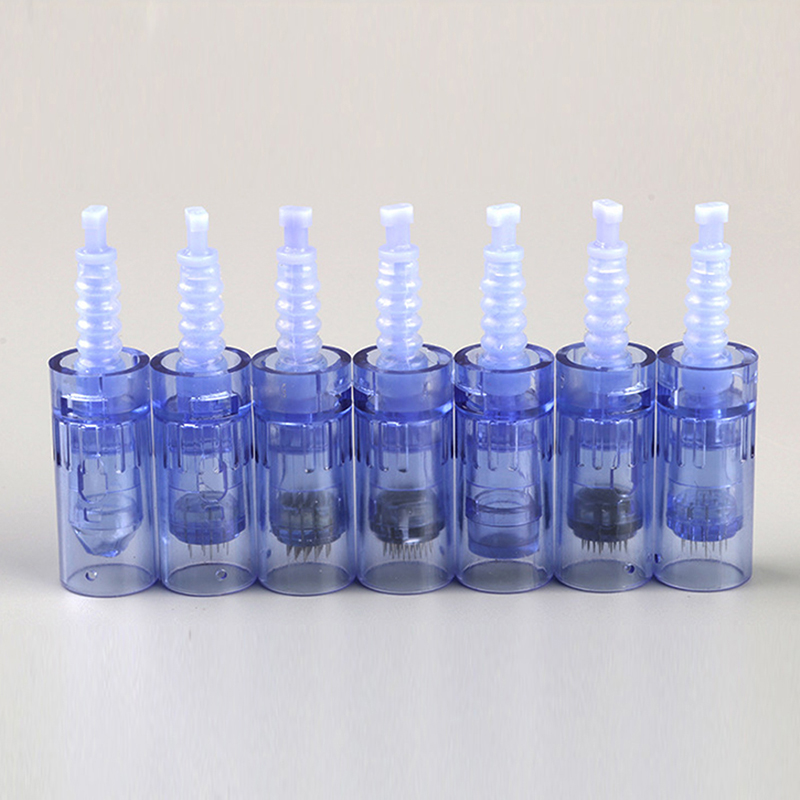 Dr Pen A6 Replacement Micro Needles - Set of Various Sizes for Advanced Skin Treatment 1 3 5 7 9 12 24 36 42 Pin Round Nano 3D 5D MTS Tips 100Pcs Cart
