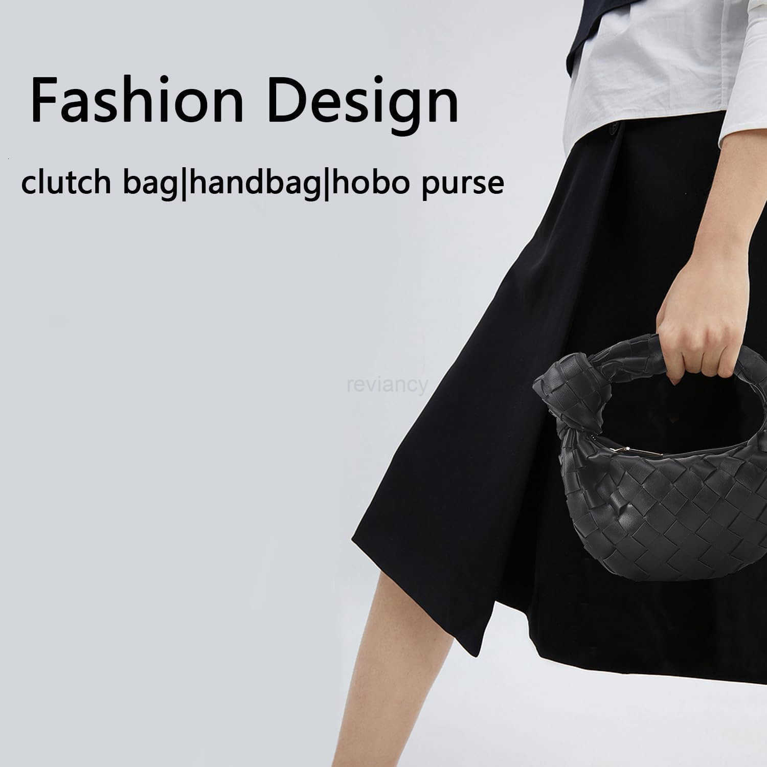 Small Knotted Hobo Bag for Women Fashion Dumpling Top Handle Handbag Soft PU Leather Purses 2025W250913
