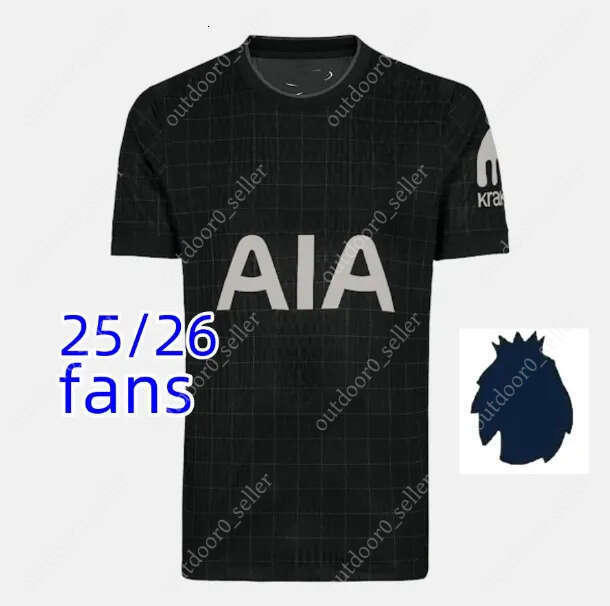 25 26 Fan Version MADDISON SON WERNER Soccer Jerss2025 2026 KULUSEVSKI 2025 VELIZ VAN DE VEN Football Kits Shirts Men Kids Goalkeeper Pre Match Tottenham 4Dd