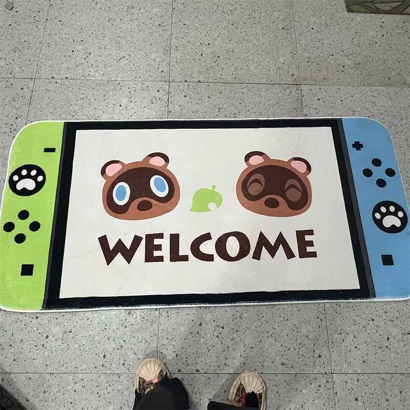 Imitation cashmere cartoon super cute carpet bedside blanket bedroom ins floor mat room carpet living room full mattress C250913