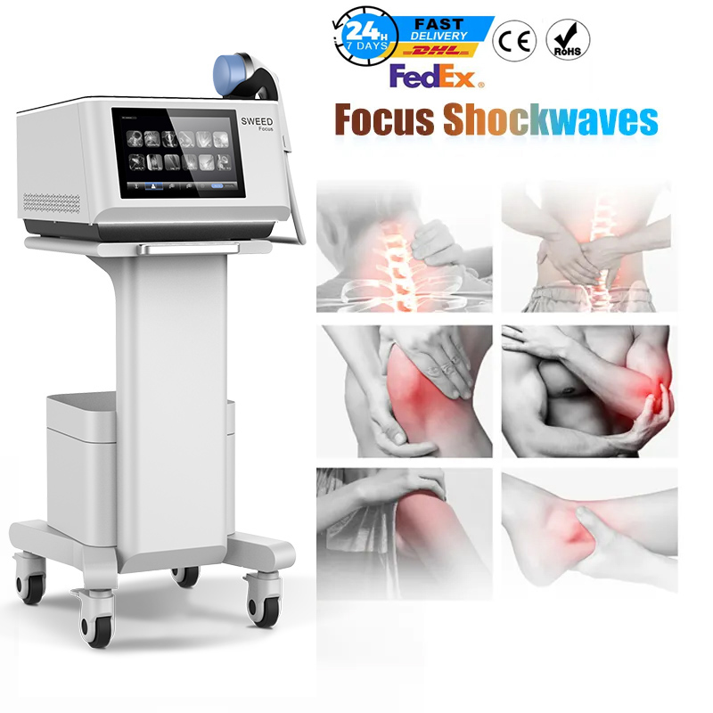 Multifunction SWEED Focused Shockwave Physiotherapy Machine for Pain Relief, Sports Injury and Body Rehabilitation