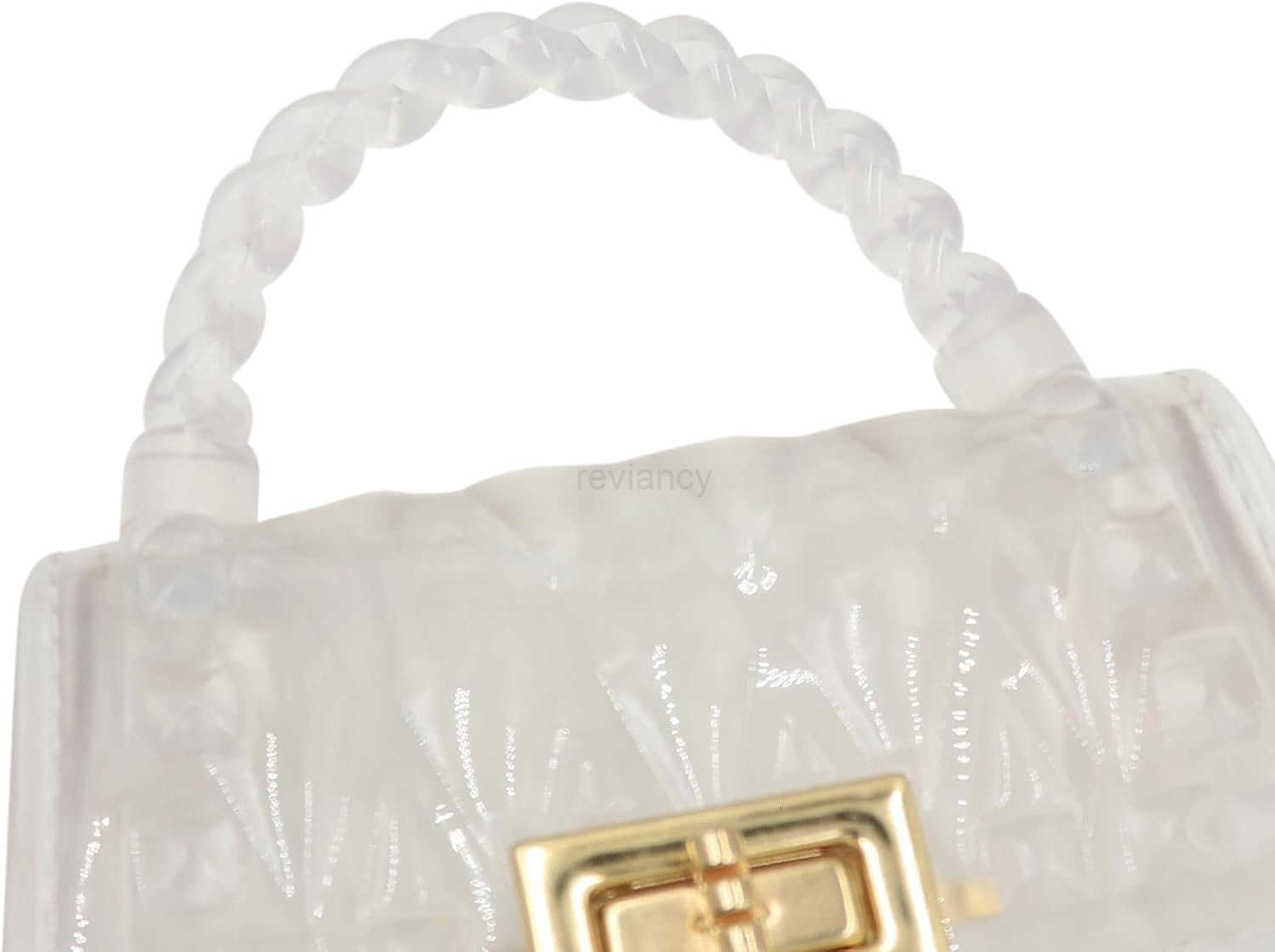 Mini Jelly Purse Little Girls Clear Crossbody Purse Cute Princess Handbag Top Handle Shoulder BagW250913