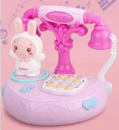 Baby and childrens toy simulation telephone landline boy music intelligence early education 01 years old 6 to 12 C250913
