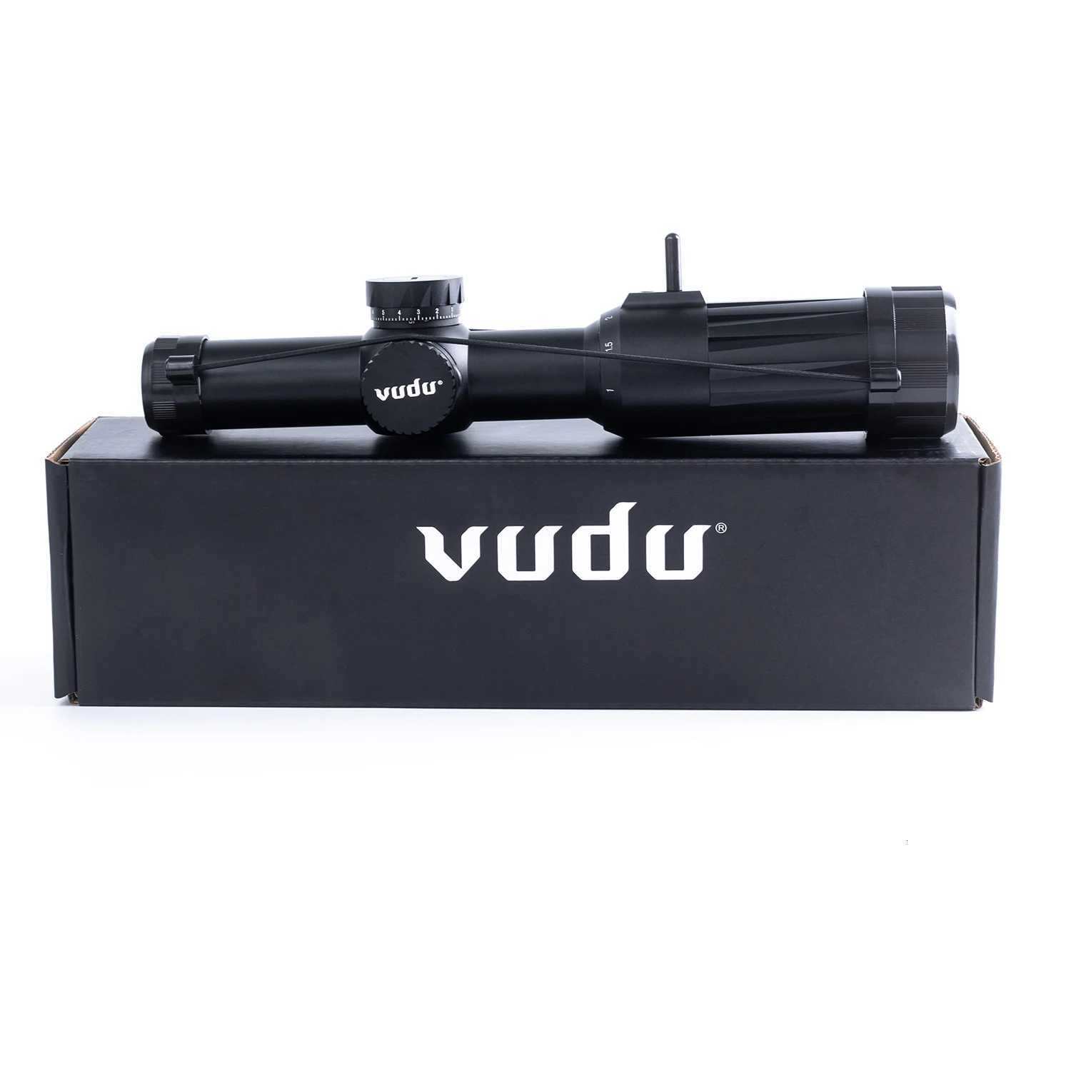 Vudu Optics Precision Rifle Scope 6X24 FFP SR Reticle MRAD 30mm Maintube BlackW250913