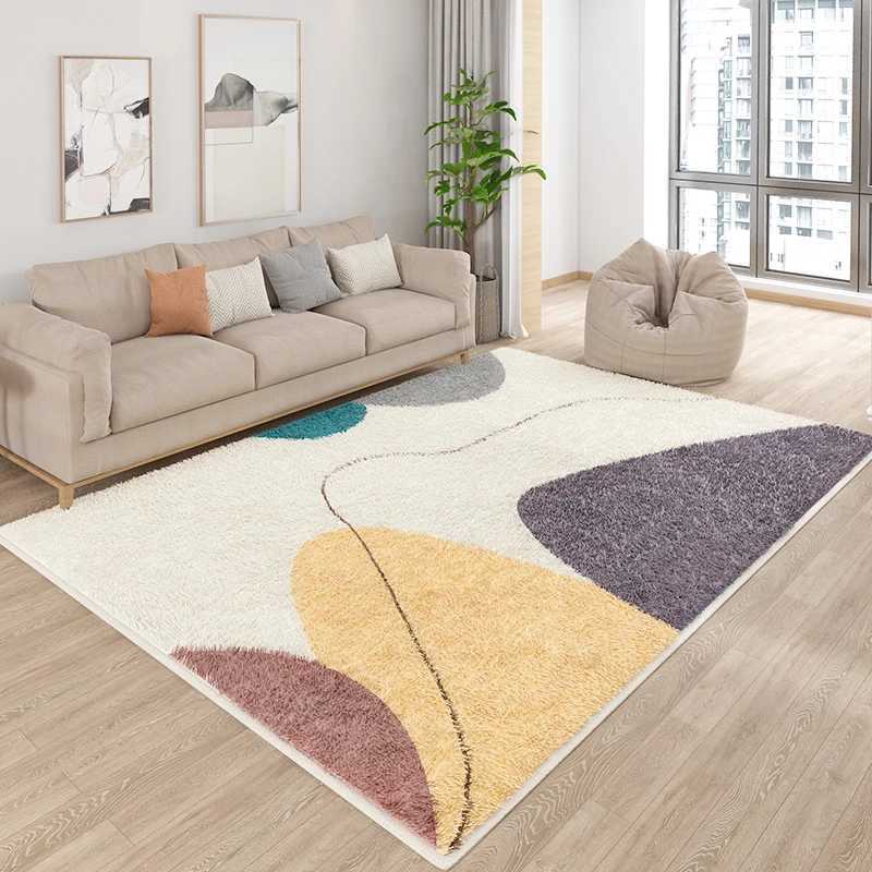 Modern Style Rugs for Bedroom Large Size Living Room Decoration Plush Carpet Home Fluffy Soft Rug Thick Washable Study Floor Mat C250913