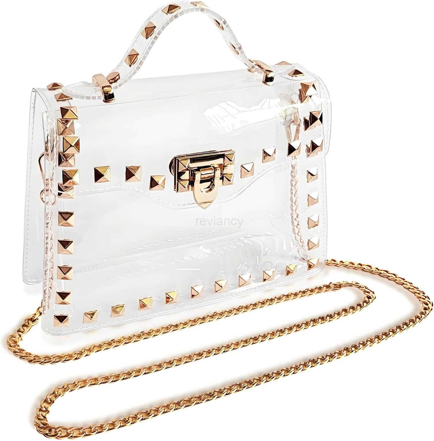 Clear Purse for Women Crossbody Bag Stadium Approved FAshion DcorW250913