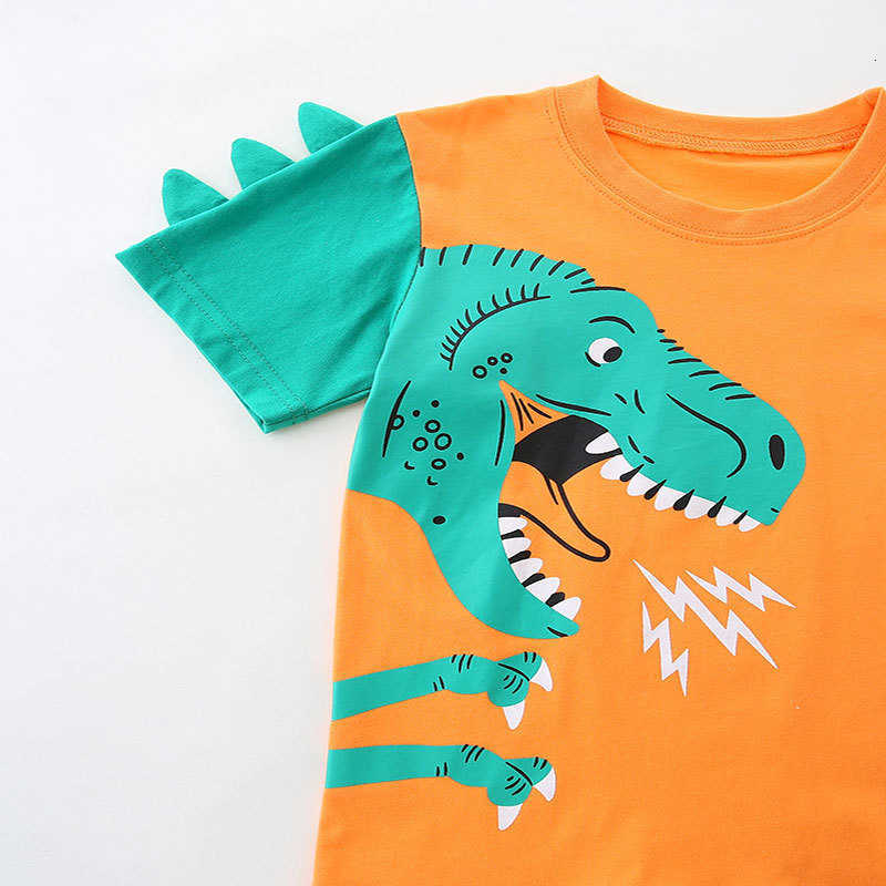 Summer New Children's Set Wind Print Embroidery Boys' Short Sleeve Two-Piece Set Label