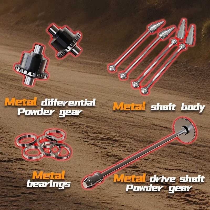 9522PRO 116 Fourwheel Drive Highspeed Monster Offroad Remote Control Car 85KMH Super Brushless Motor Or50KMH RC Car Gift W250913