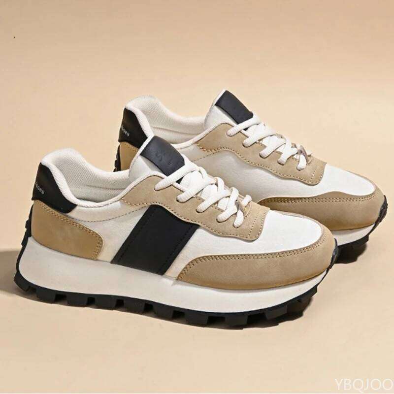 Autumn new breathable running students height increasing casual simple comfortable non slip wear-resistant women's shoes